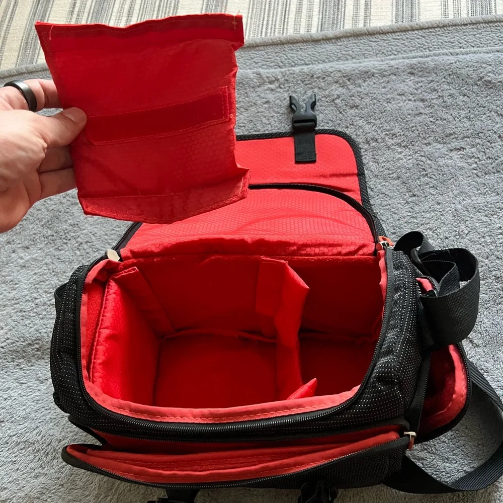 Black Men's Shoulder Camera Bag